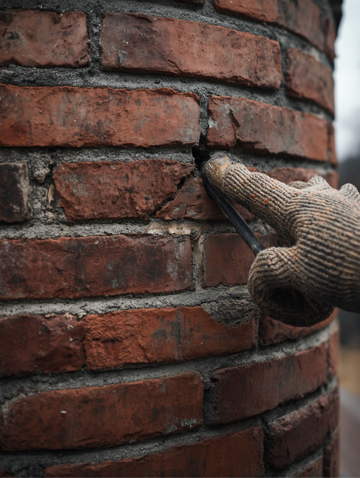 Chimney Repaired On House