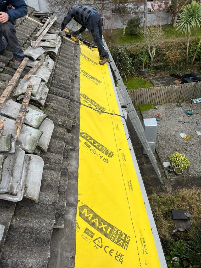 roof underlay repair